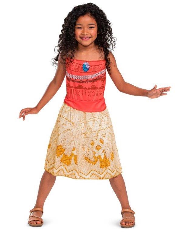 Fato Vaiana Classic - 5-6 Anos
