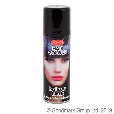 Tinta Para Cabelo Em Spray Preto