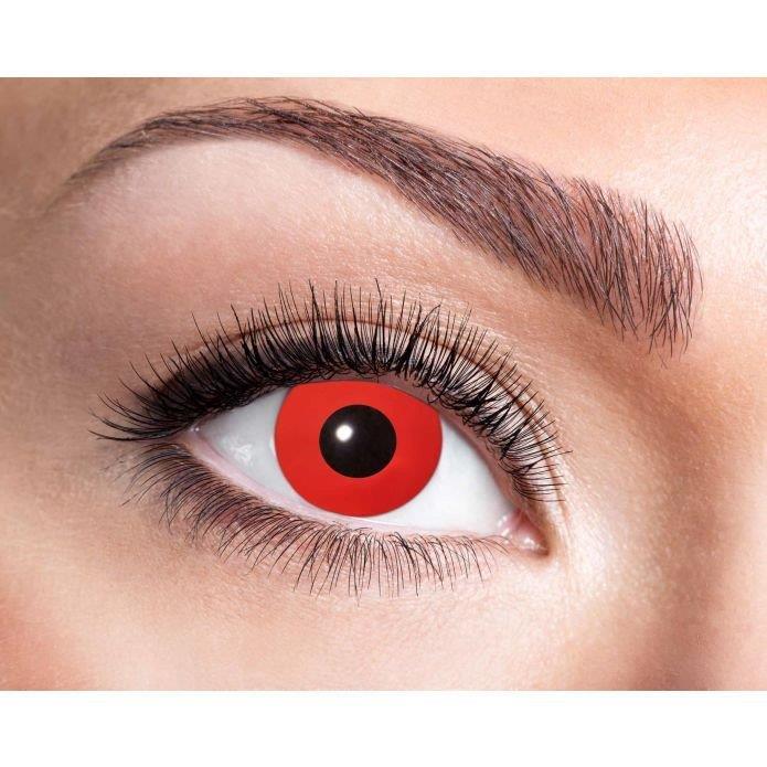 Lentes De Contacto De Fantasia Diabo Vermelho