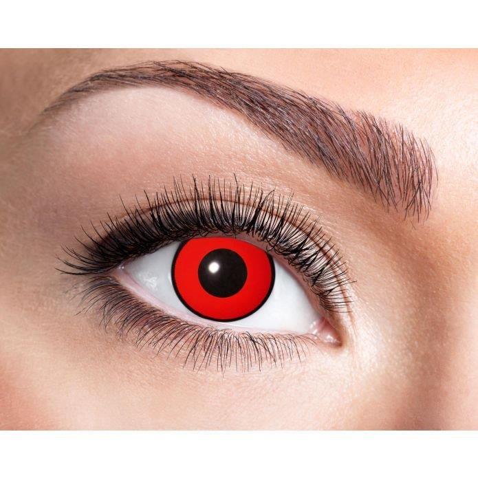 Lentes De Contacto De Fantasia Homem Vermelho