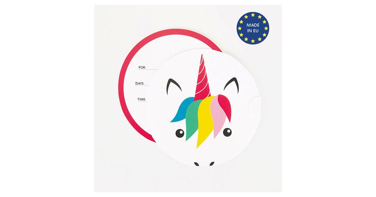 Convites Mini Unicornio Partimpim Pt