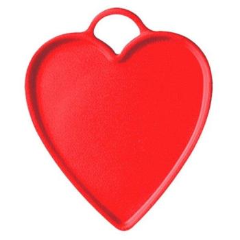 Pesos para balões coração rosa e vermelho 8gr - 10 unidades PremiumConwin