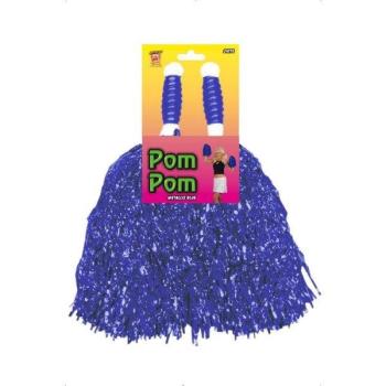 Pompons Cheerleader - Azul Smiffys