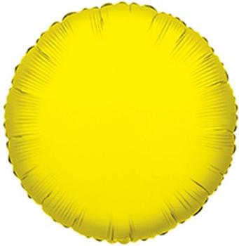Balão Foil 18" Redondo - Amarelo Kaleidoscope