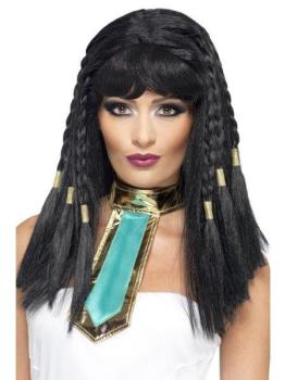 Peluca de Cleopatra con Trenzas Smiffys