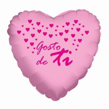 Globo Foil 18" Corazón "Gosto de Ti" - Rosa XiZ Party Supplies