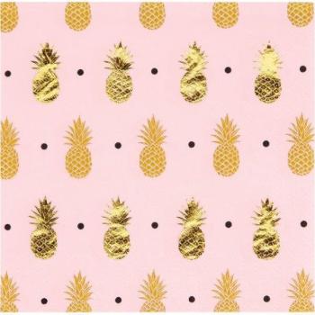 Servilletas Pequeñas Gold Pineapple Creative Converting