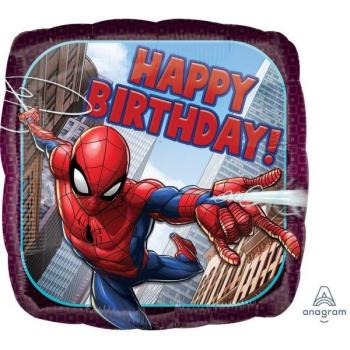 Balão Foil 18" Spiderman Happy Birthday Amscan