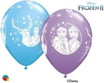 6 Balões 11" Frozen II Qualatex
