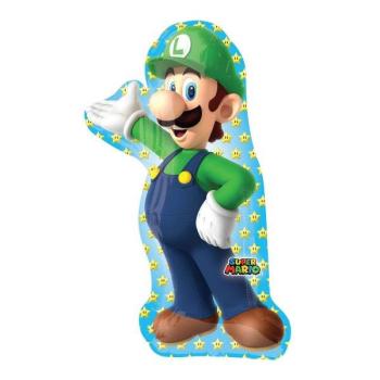 Globo de foil Supershape Luigi - Super Mário Amscan