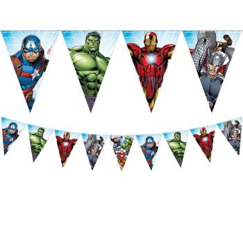 Grinalda Bandeiras Avengers Decorata Party