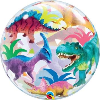 Globo Bubble  22" Dinosaurios Qualatex