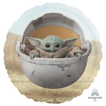 Globo de foil Star Wars Bebé Yoda de 18" Amscan