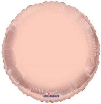 Globo de foil redondo de 9" - Oro rosa Kaleidoscope