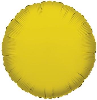 Balão Foil 9" Redondo - Ouro Kaleidoscope