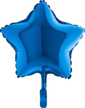 Balão Foil 9" Estrela - Azul Grabo