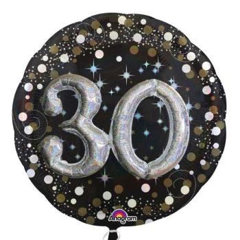 Balão Foil 32" Número 30 3D Amscan