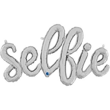Globo de foil con guión para selfies de 43" Grabo
