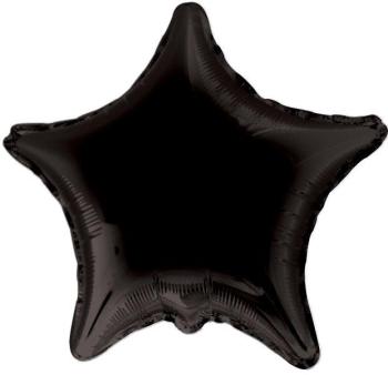Globo de foil con forma de estrella de 9" - Negro Kaleidoscope