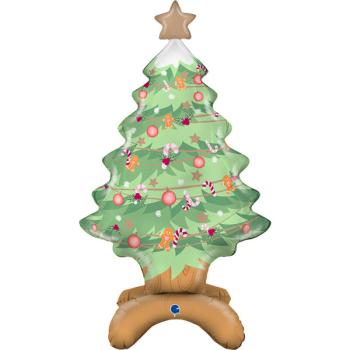 Globo Foil 38" Standup Árbol de Navidad Grabo