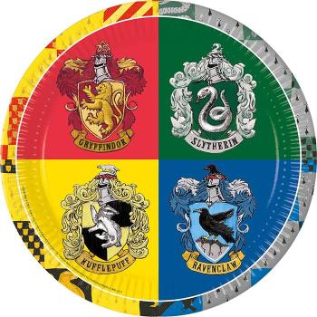 Pratos de Papel 23cm Harry Potter Hogwarts Decorata Party
