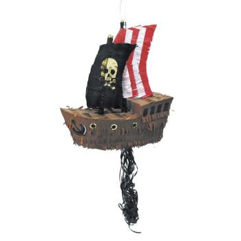 Piñata de barco pirata Tim e Puce
