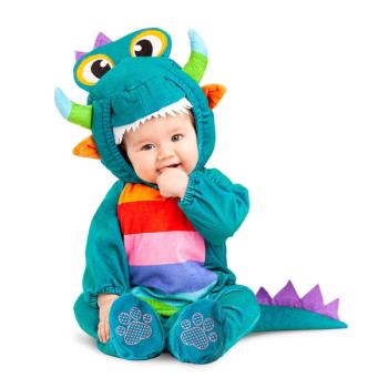 Disfraz de dragón azul para bebé - 0-6 meses MOM
