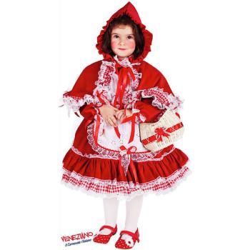 Disfraz de Carnaval Caperucita Roja - 5 años Veneziano