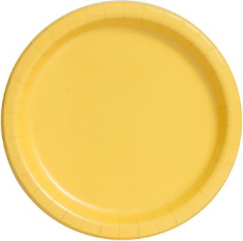 Pratos 22cm Unique - Amarelo Torrado Unique