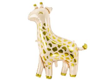 Globo de papel de foil color crema de jirafa PartyDeco