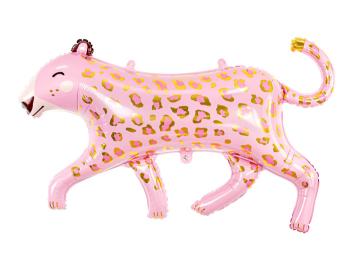 Globo de papel de leopardo rosa PartyDeco