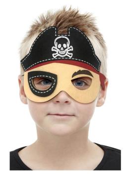 Máscara de pirata de fieltro Smiffys