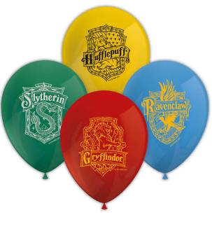 Globos Latex 11" Harry Potter Casas Hogwarts Decorata Party