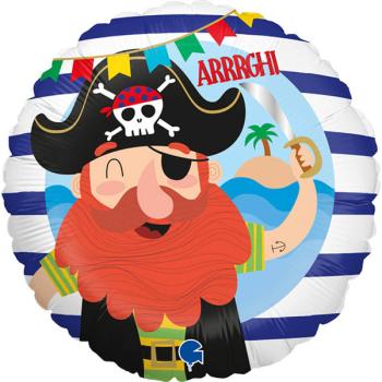 Balão Foil 18" Pirata Divertido Grabo