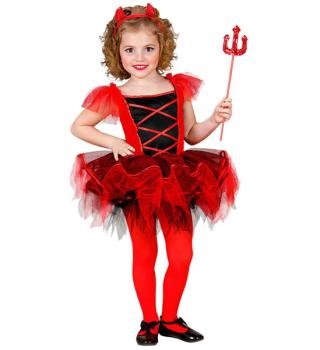 Disfraz de Bailarina Diabinha -4-5 años Widmann