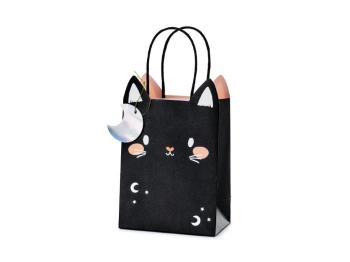 Bolsa de regalo de gato negro PartyDeco