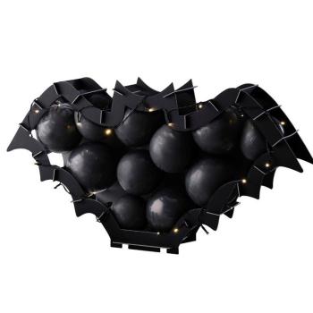 Moldura de Balão Morcego Preto GingerRay
