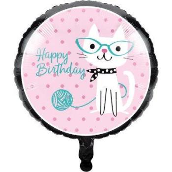 Balão Foil 18" Purrfect Party Creative Converting