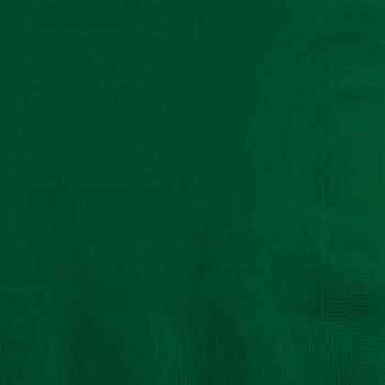 50 Servilletas Pequeñas - Verde Oscuro Creative Converting