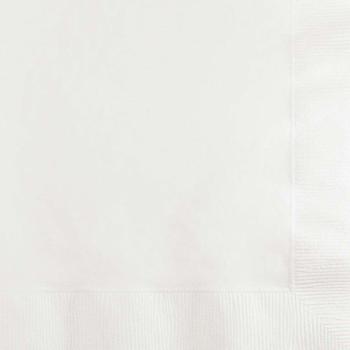 50 servilletas pequeñas - Blanco Creative Converting