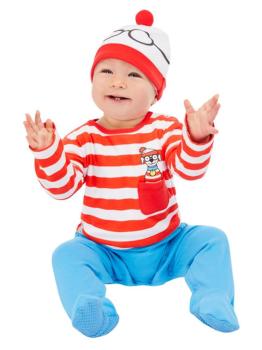 Disfraz de bebé "¿Dónde está Wally?" - 6-9 meses Smiffys