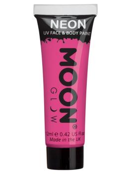 Pintura Facial Neon UV - Rosa Moon