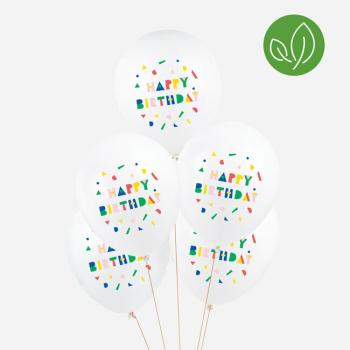 Balões Happy Birthday Birthday Sprinkles My Little Day