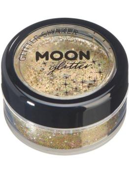Tarro de polvo con purpurina holográfica - oro Moon
