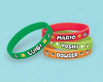 Conjunto de pulseras de Super Mario Amscan