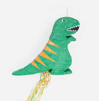 Piñata de dinosaurio T-Rex verde My Little Day