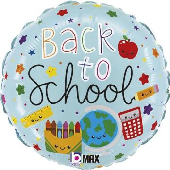 Balão Foil 18" Back To School Grabo