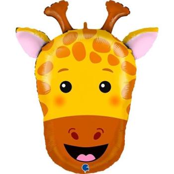 Globo de foil de jirafa feliz de 29" Grabo