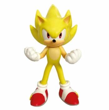 Figura Colecionável Super Sonic Amarelo Comansi