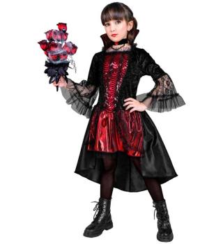 Disfraz de Señorita Vampiro - 4-5 años Widmann